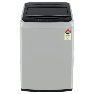 LG 7.5 kg 5 Star Inverter Fully Automatic Top Load Washing Machine (T75VBSF1Z, Smart Inverter Motor, Middle Free Silver)