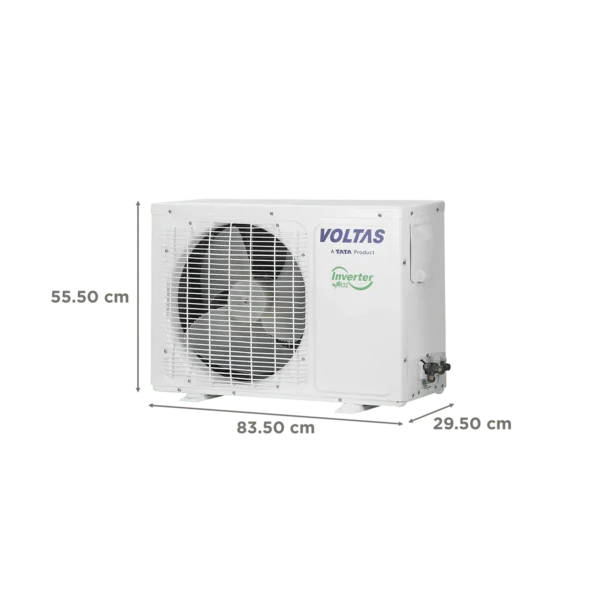 VOLTAS 185V Vectra Elite 4 in 1 Convertible 1.5 Ton 5 Star Inverter Split AC with Anti Dust Filter (Copper Condenser, 4503453) - Image 2