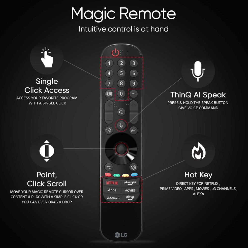LG G3 139 cm (55 inch) OLED 4K Ultra HD WebOS TV with Dolby Vision and Dolby Atmos - Image 3