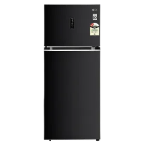 LG 466 Litres 2 Star Frost Free Double Door Smart Wifi Enabled Refrigerator with Multi Air Flow (GL-T492MESY, Ebony Sheen)