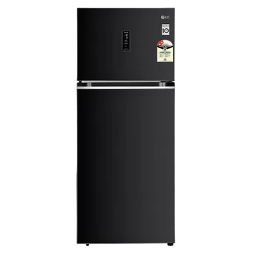 LG 466 Litres 2 Star Frost Free Double Door Smart Wifi Enabled Refrigerator with Multi Air Flow (GL-T492MESY, Ebony Sheen)