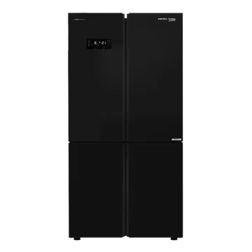 VOLTAS beko 626 Litres Frost Free Side by Side Refrigerator with Neo Frost Dual Cooling (RSB64GF, Glass Black)